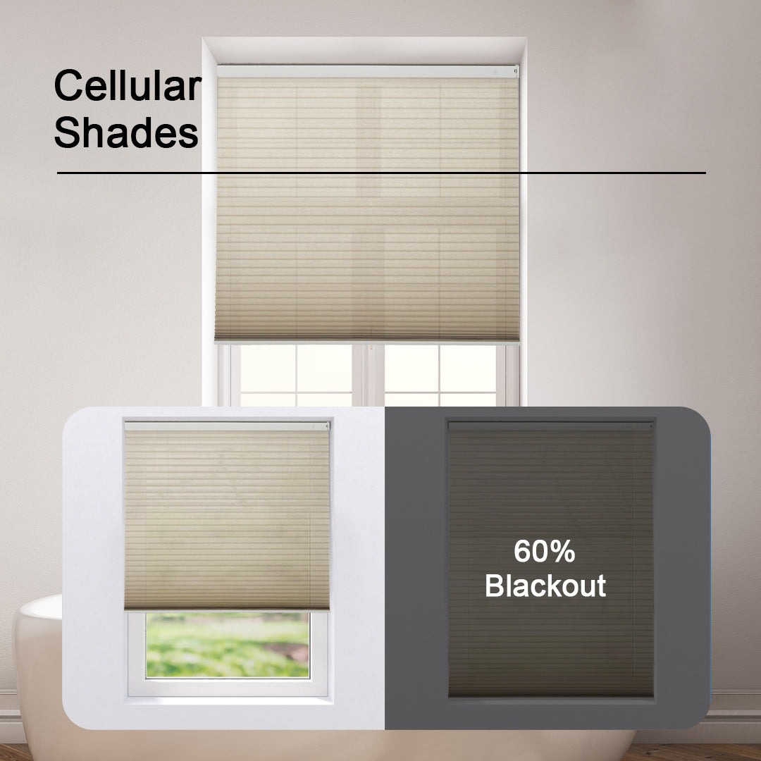 Motorized Light Filtering Cellular Shades Eoza