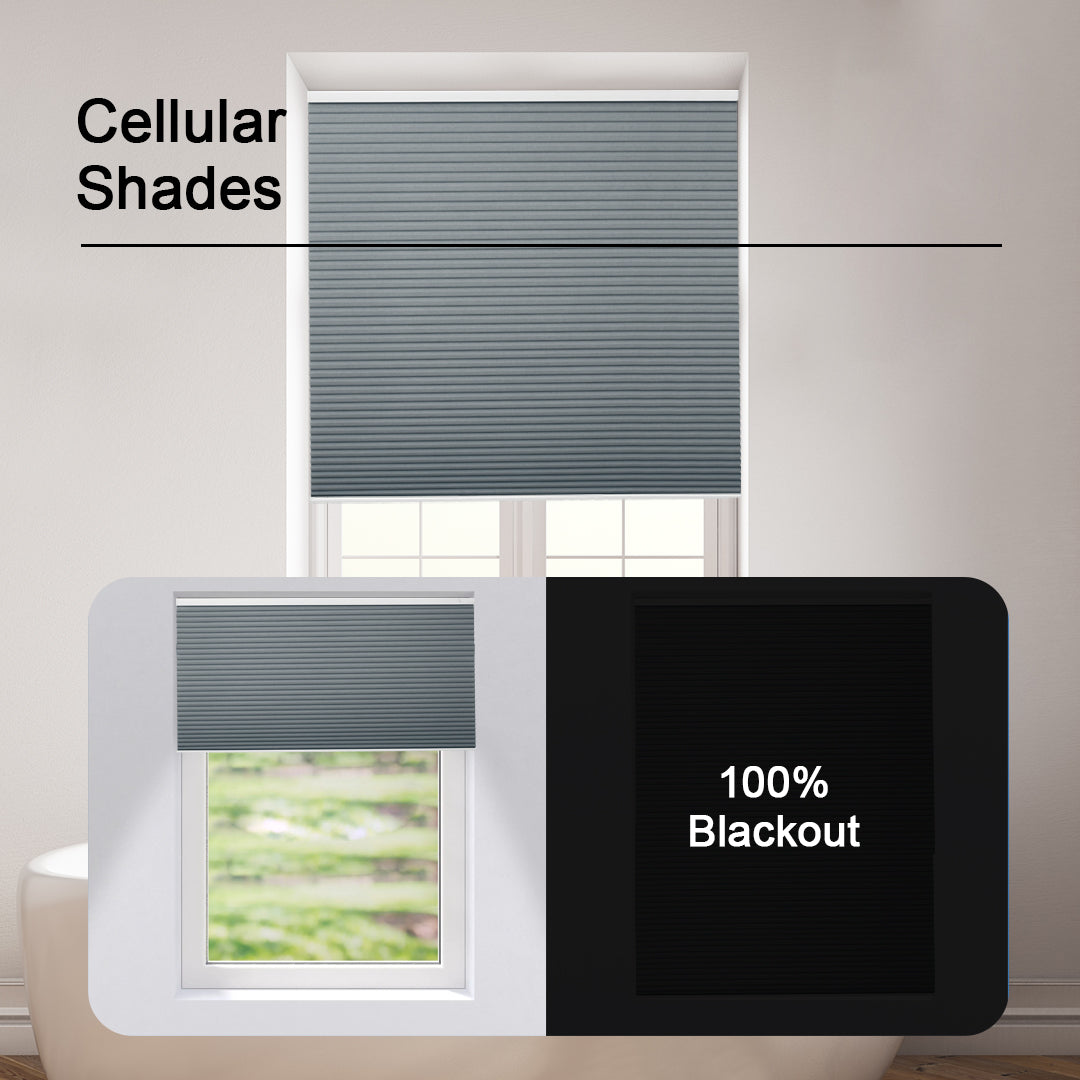 Motorized Blackout Cellular Shades Eoza
