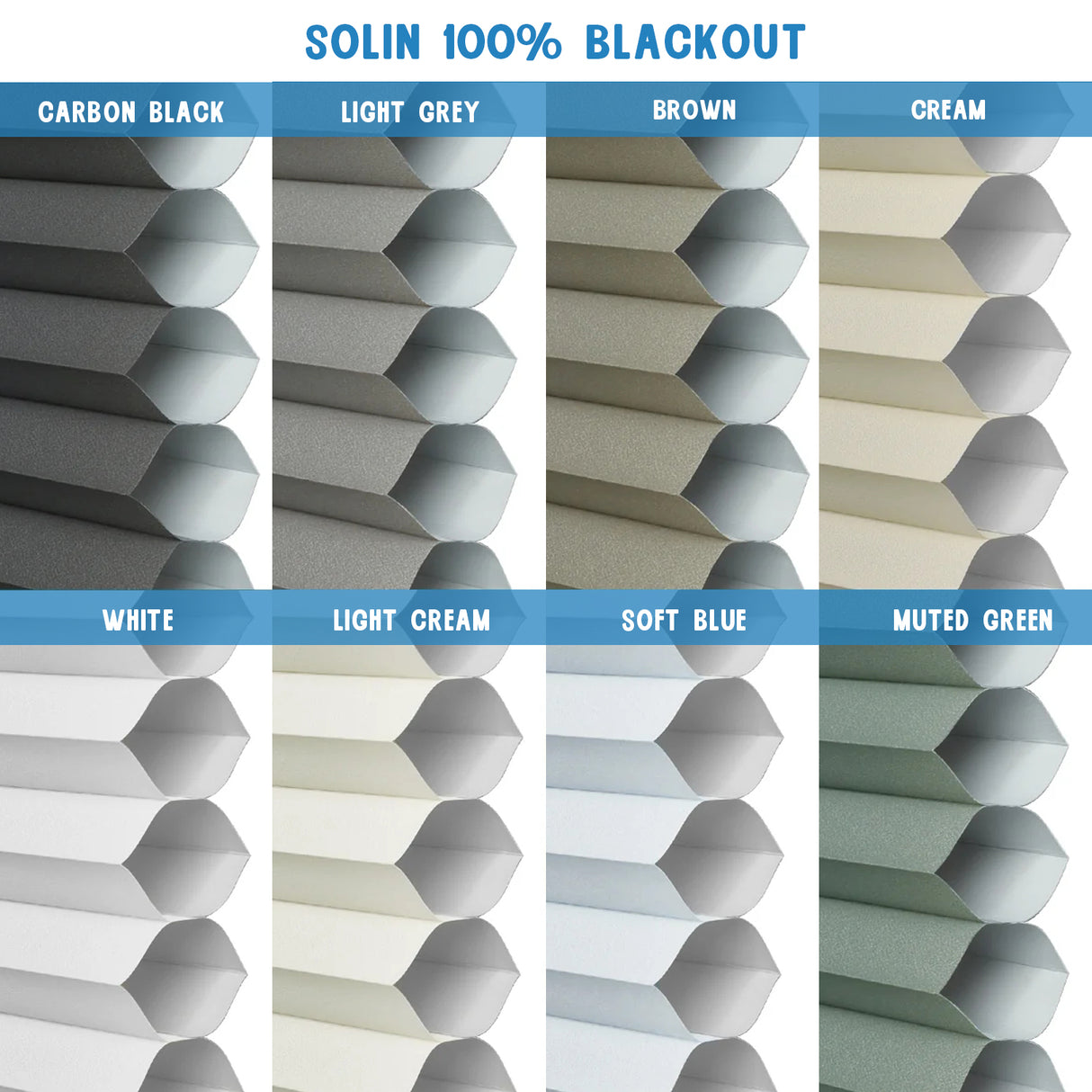 Cellular Shade Swatch Samples Solin