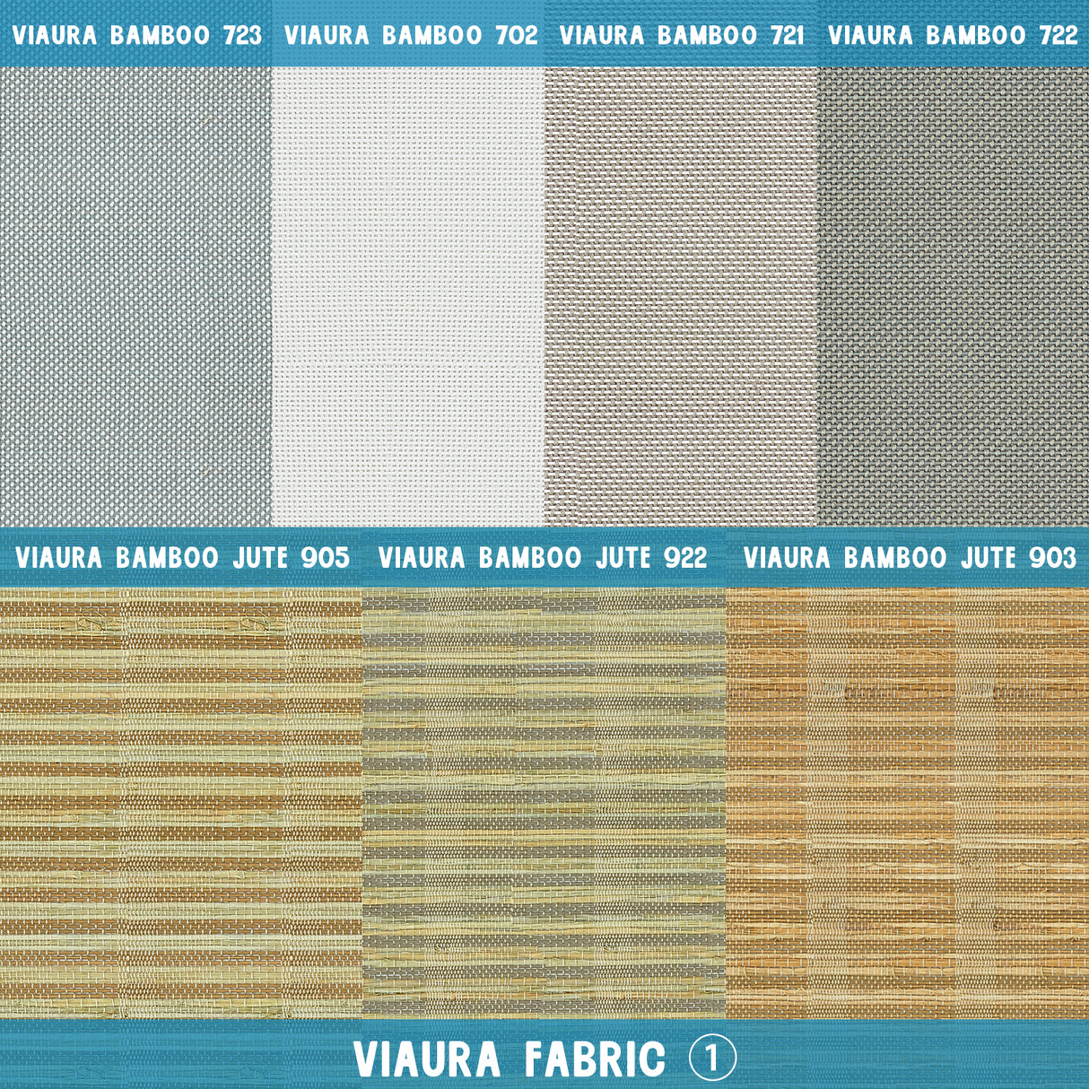 Woven Woods Shade Swatch Samples - Viaura