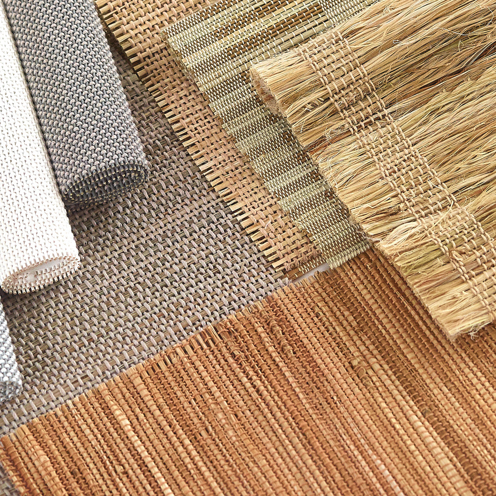 Smart Motorized Woven Wood Shades – 70% Light Filtering Viaura