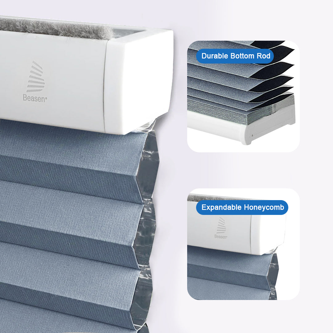 Motorized Blackout Cellular Shades Eoza