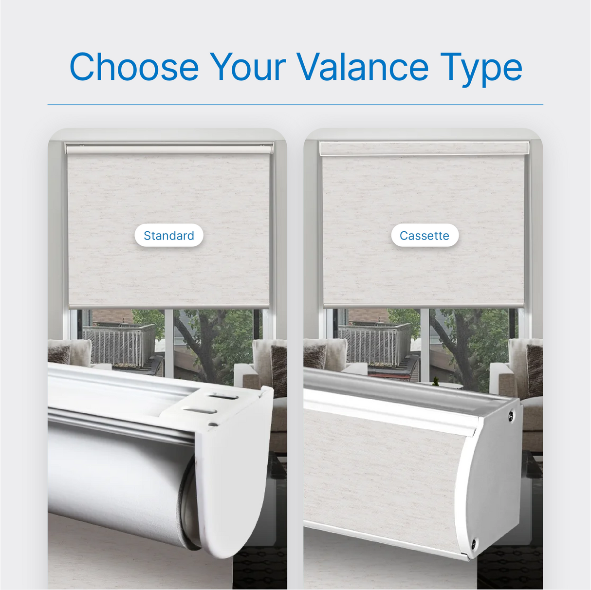 Smart Motorized Roller Shades 100% Blackout Linen