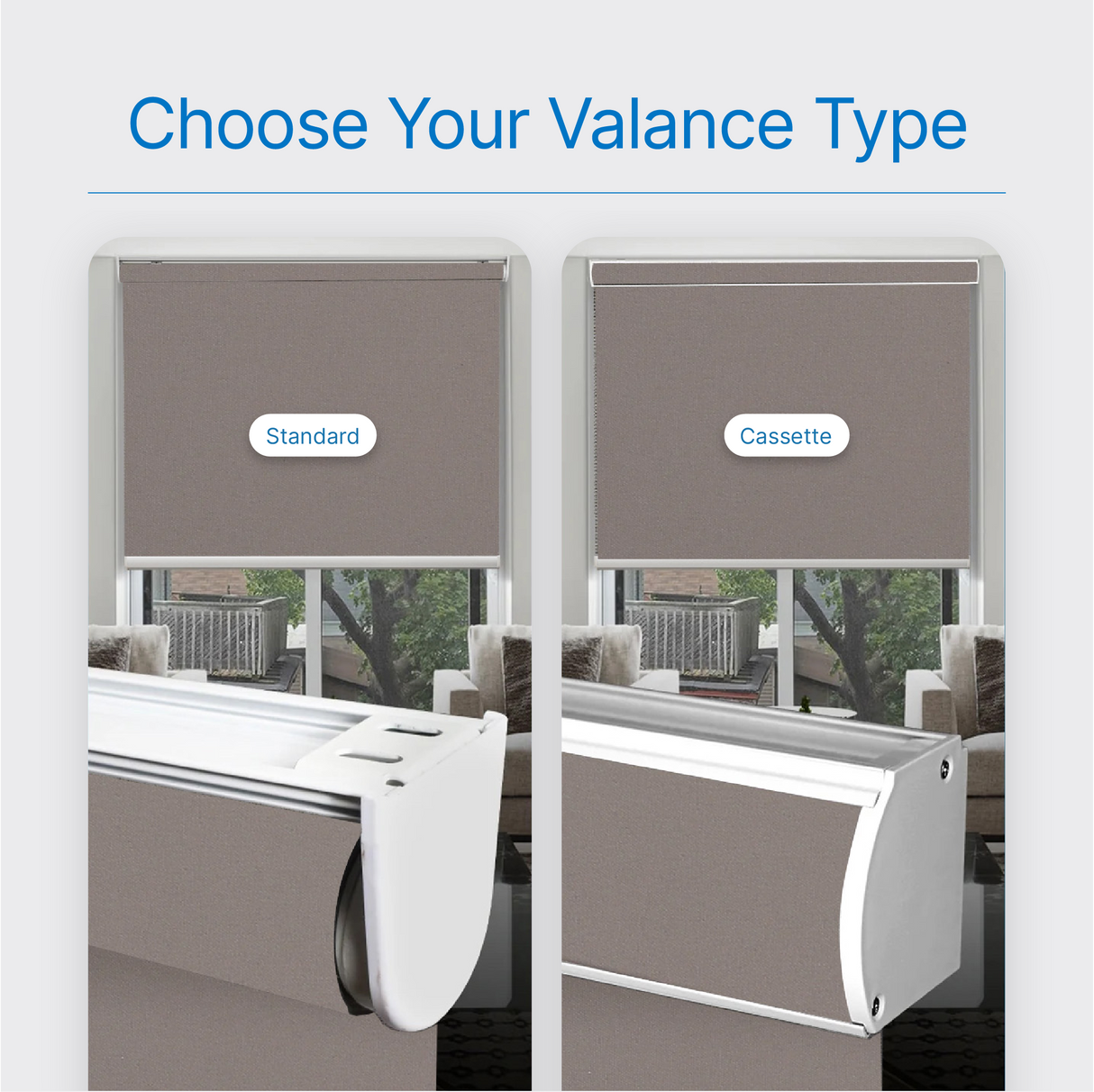 Smart Motorized Roller Shades 100% Blackout Meridian