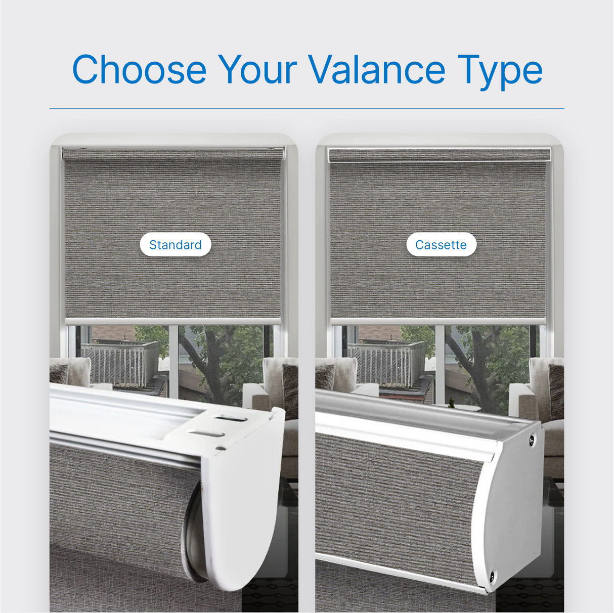 Smart Motorized Roller Shades 100% Blackout Sierra