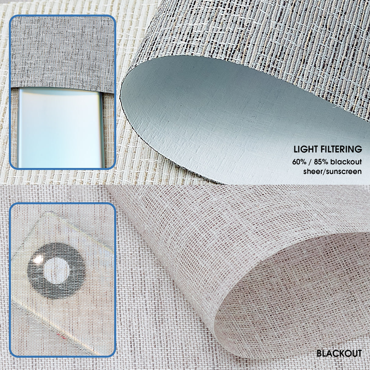 Smart Motorized Dual Pro Shades – Light Filtering & Blackout