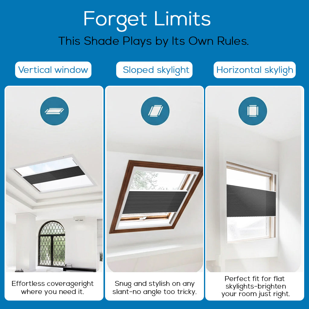 Smart Motorized Levitate Skylight Cellular Shades Hex