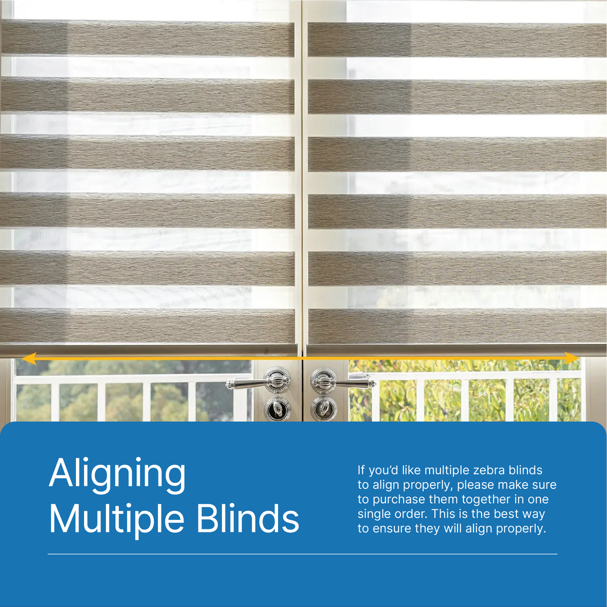 Smart Motorized Dual Zebra Shades 80% Blackout 95mm