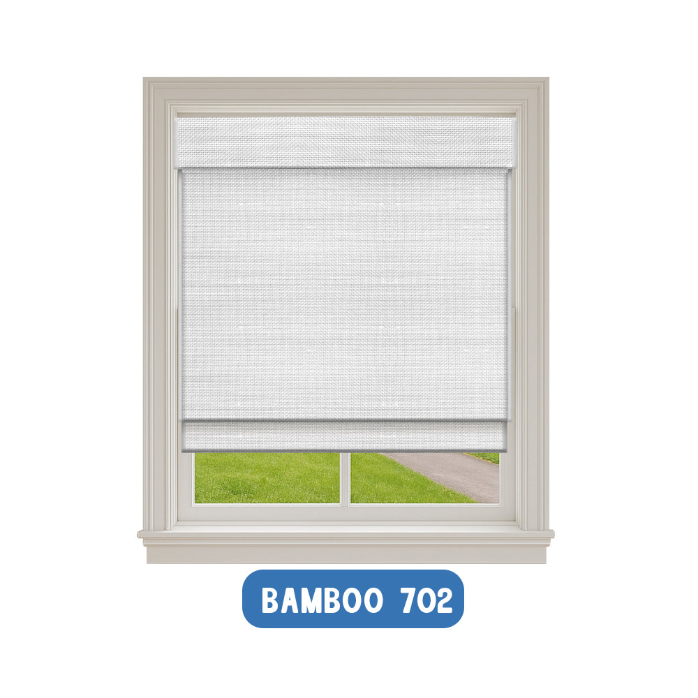 Smart Motorized Blackout Woven Wood Shades – Viaura