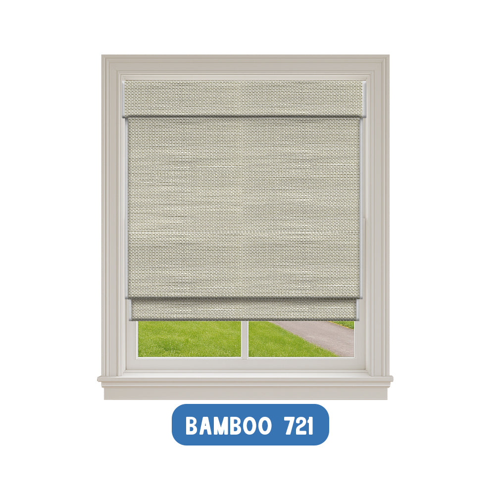 Smart Motorized Blackout Woven Wood Shades – Viaura