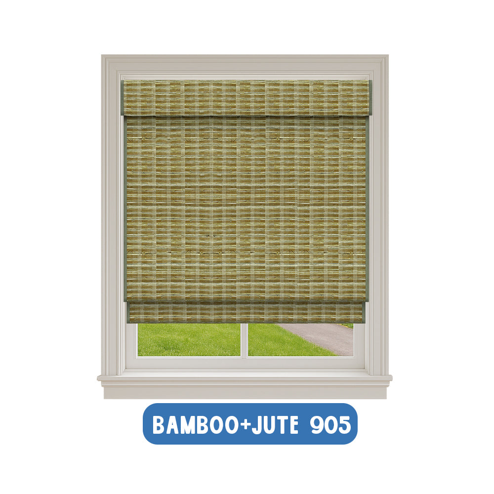 Smart Motorized Blackout Woven Wood Shades – Viaura