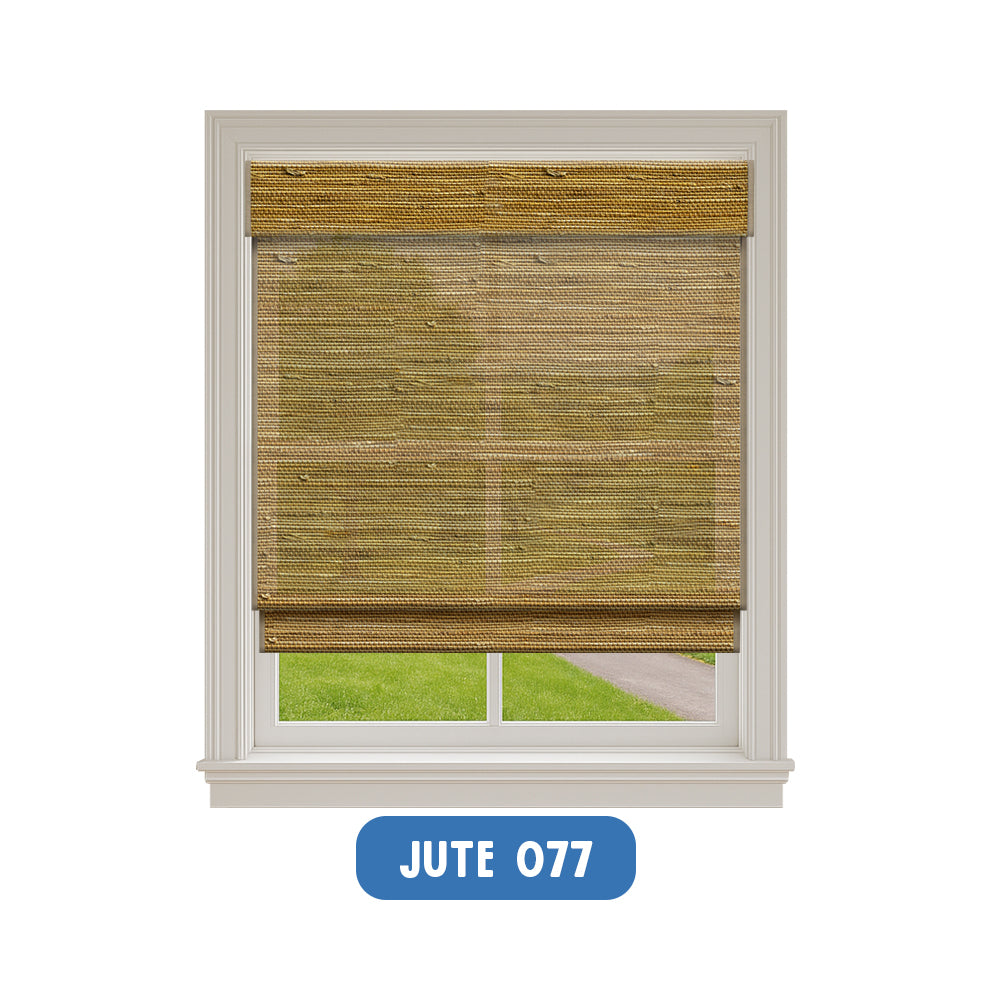 Smart Motorized Woven Wood Shades – 70% Light Filtering Viaura