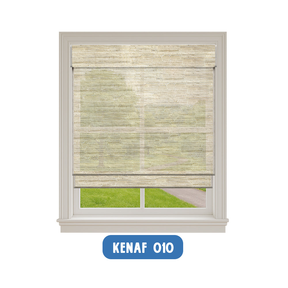 Smart Motorized Woven Wood Shades – 70% Light Filtering Viaura