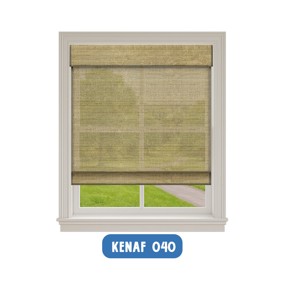 Smart Motorized Woven Wood Shades – 70% Light Filtering Viaura
