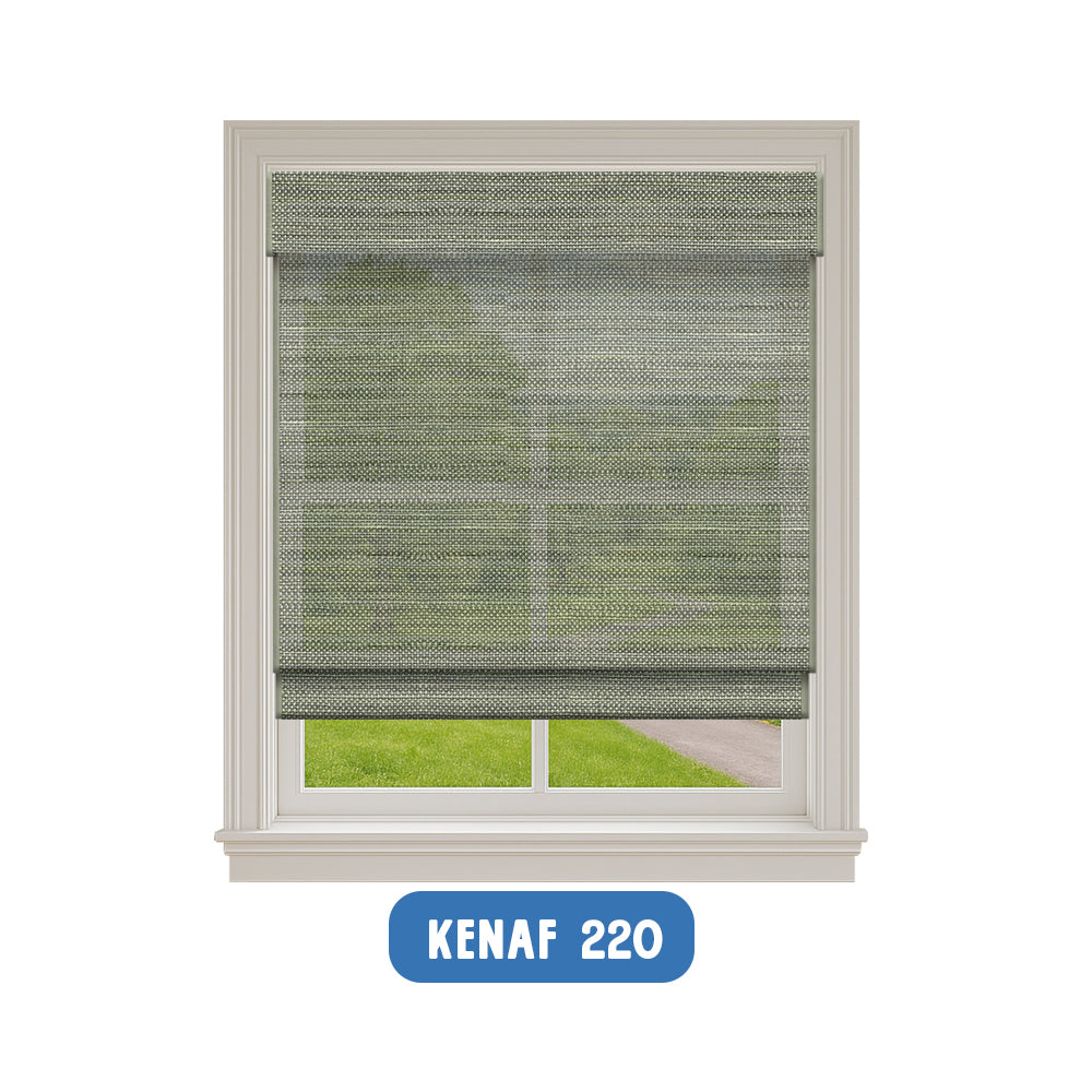 Smart Motorized Woven Wood Shades – 70% Light Filtering Viaura