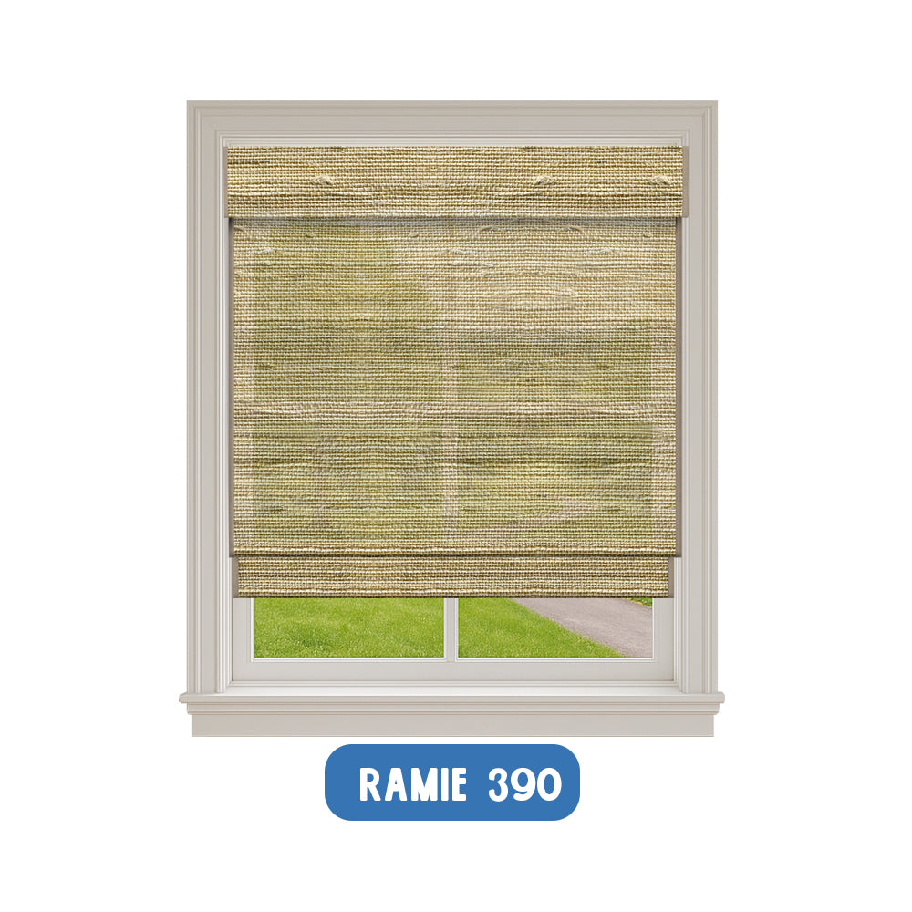 Smart Motorized Woven Wood Shades – 70% Light Filtering Viaura