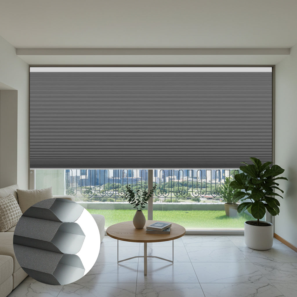 Smart Motorized Blackout Cellular Shades Solin