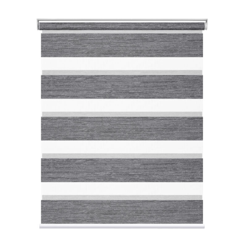 Smart Motorized Dual Zebra Shades 80% Blackout 95mm