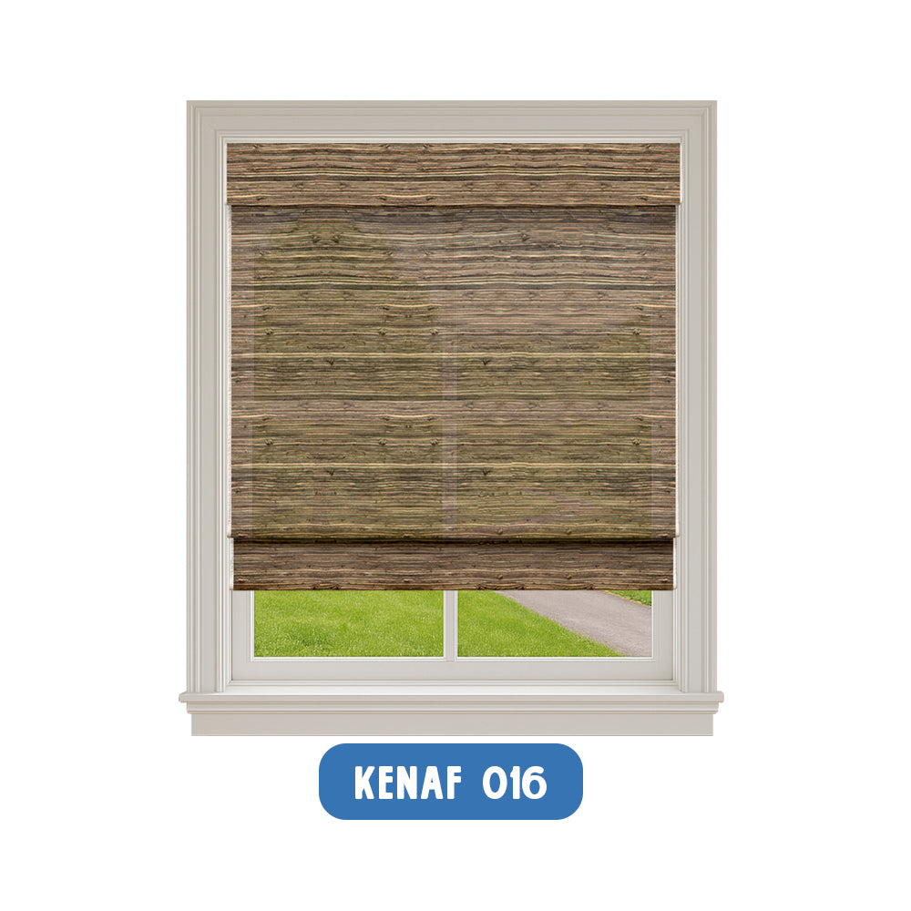 Smart Motorized Woven Wood Shades – 70% Light Filtering