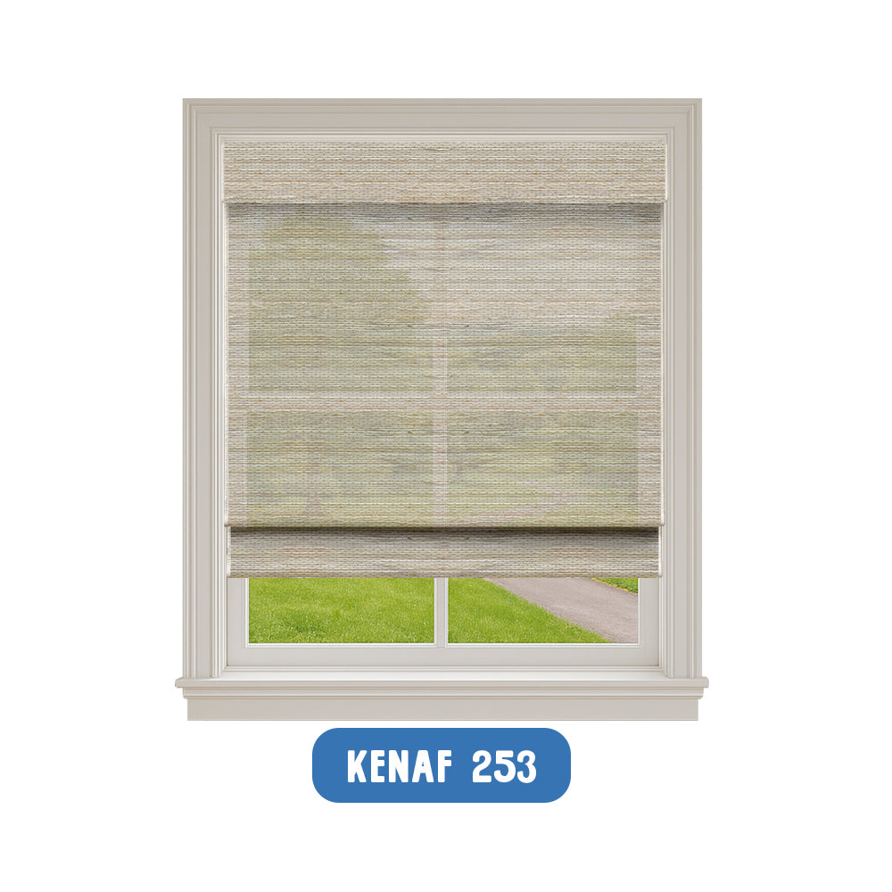 Smart Motorized Woven Wood Shades – 70% Light Filtering