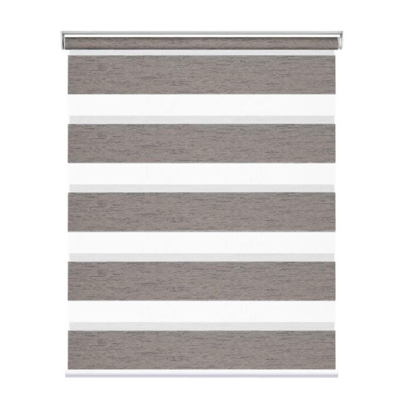 Smart Motorized Dual Zebra Shades 80% Blackout 95mm