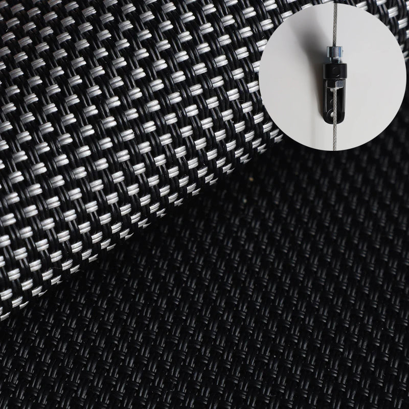 Smart Motorized Outdoor Shades 5% Openness