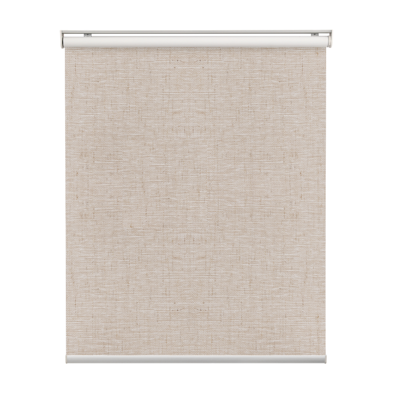 Smart Motorized Roller Shades 100% Blackout Linen