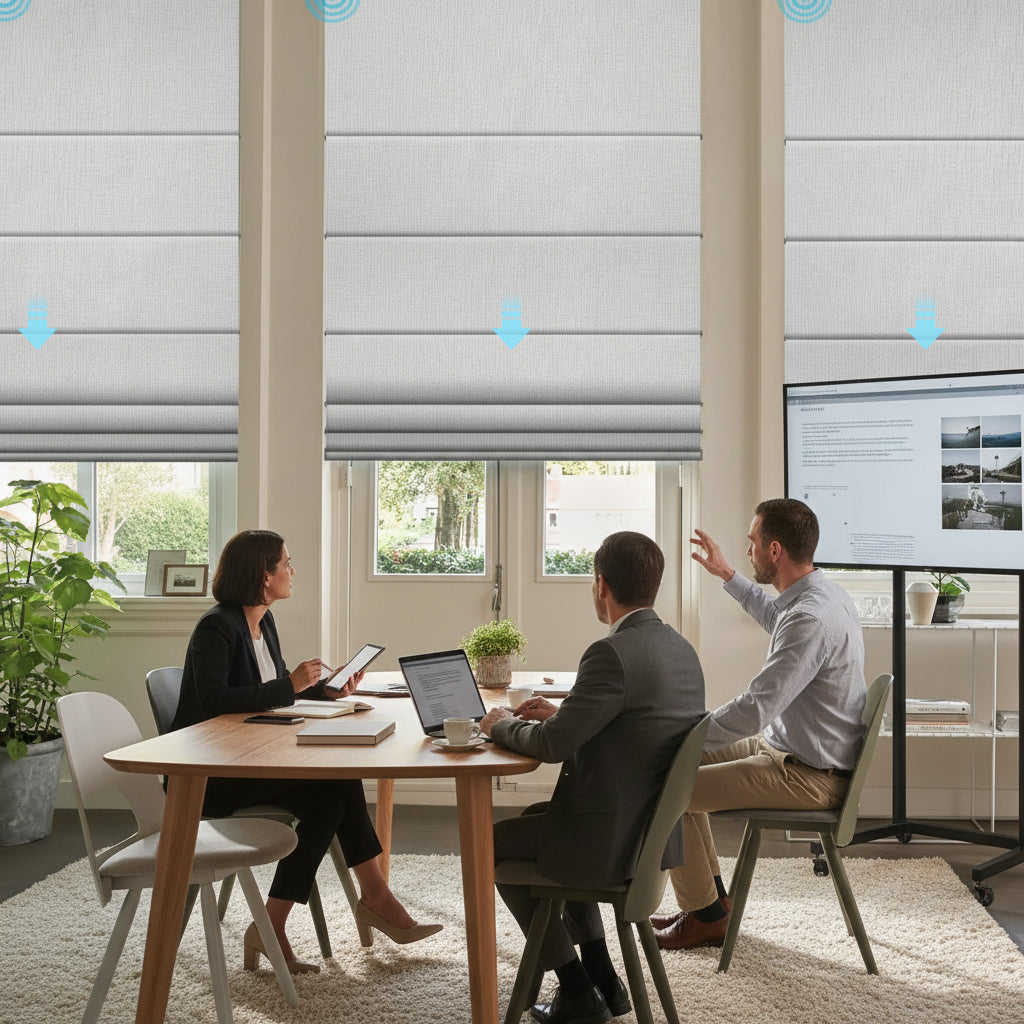 Smart Motorized Roman Shades