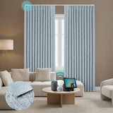 Motorized 90% Blackout Drapery Curtains Creama