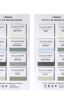 Cellular Shade Swatch Samples Solin
