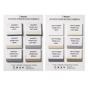 Double Cell Cellular Shade Swatch Samples