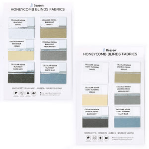 Cellular Shade Swatch Samples