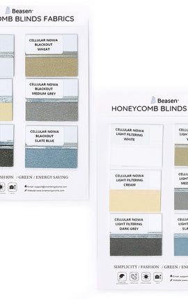 Cellular Shade Swatch Samples - Eoza