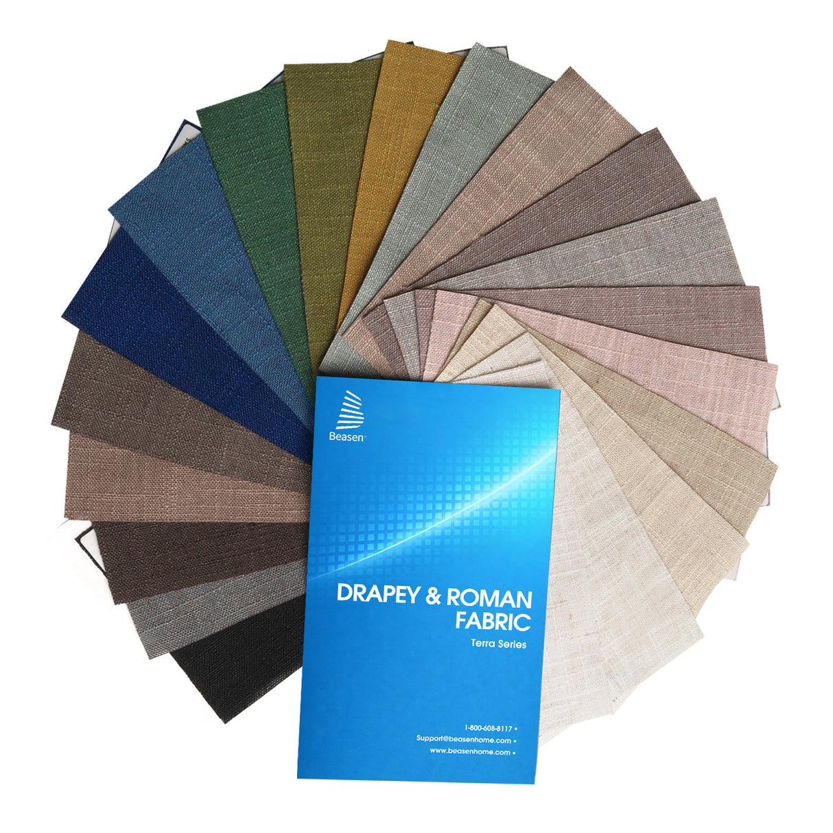 Drapery & Roman Fabric Samples Terra