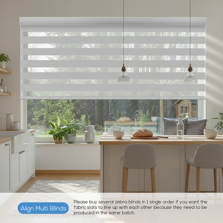 Smart Motorized 100% Blackout Zebra Shades 95mm Slate