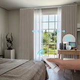 Motorized Dual Drapery – Sheer & Blackout Smart Curtains