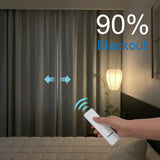 Motorized 90% Blackout Drapery Curtains Creama