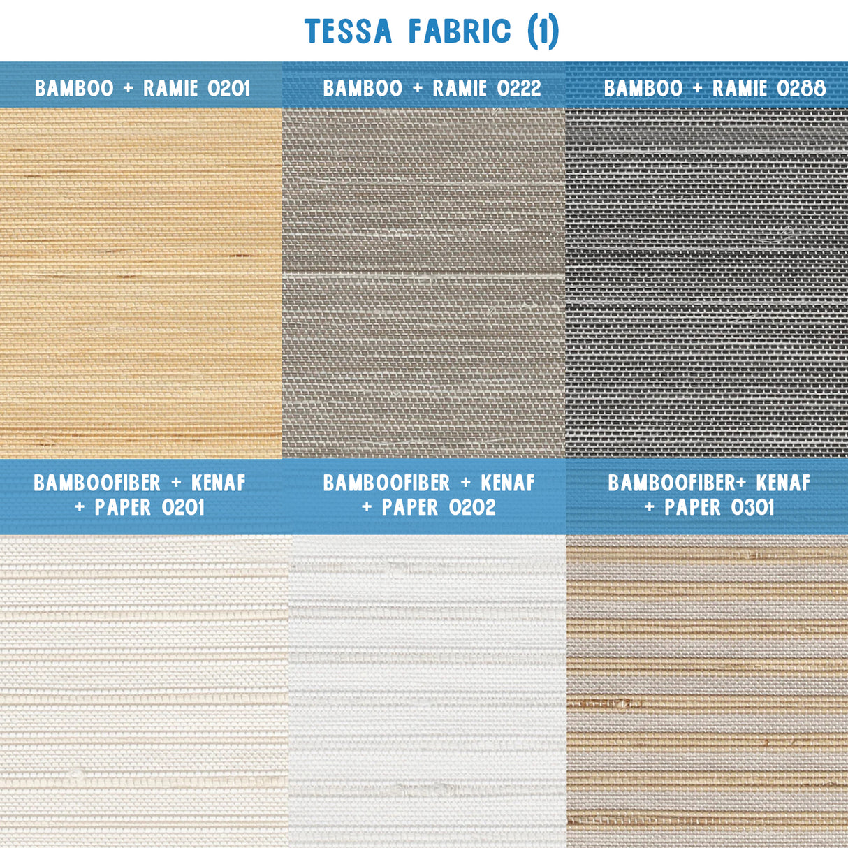 Woven Wood Tessa Fabric Samples