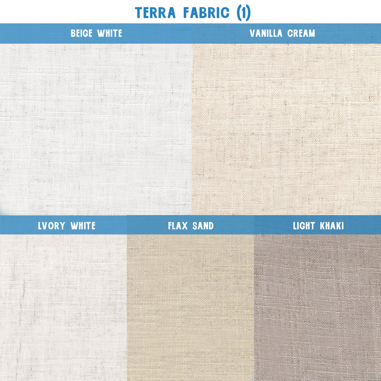 Drapery & Roman Fabric Samples Terra