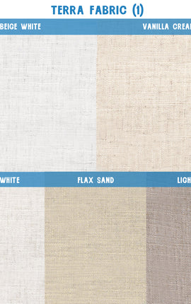 Drapery & Roman Fabric Samples Terra