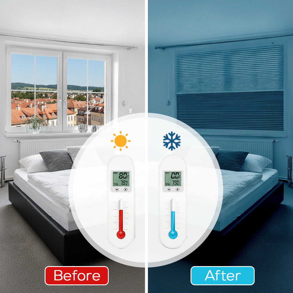 Smart Motorized Day/Night Skylight Cellular Shades Hex