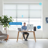 Smart Motorized Blackout Cellular Shades Solin