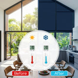 Smart Motorized Blackout Trapezoid Cellular Shades Eoza