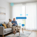 Motorized Sheer Drapery Curtains – Smart Light Control with Elegant Softness