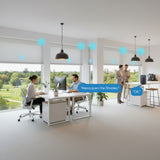 Smart Motorized Light Filtering Cellular Shades Solin