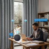 Motorized 90% Blackout Drapery Curtains Creama