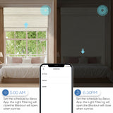 Smart Motorized 50%/70%/100% Blackout Woven Wood Shades – Lume