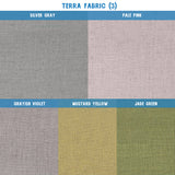 Drapery & Roman Fabric Samples Terra