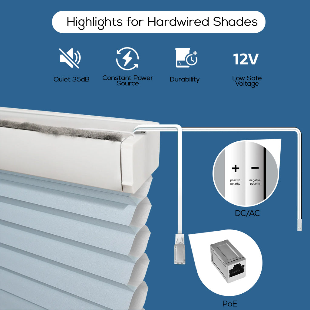 Smart Motorized Light Filtering Cellular Shades Solin