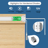 Smart Motorized 50%/70%/100% Blackout Woven Wood Shades - Tessa
